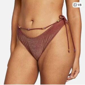 Wild Fable Shimmer Brown Bikini Bottom